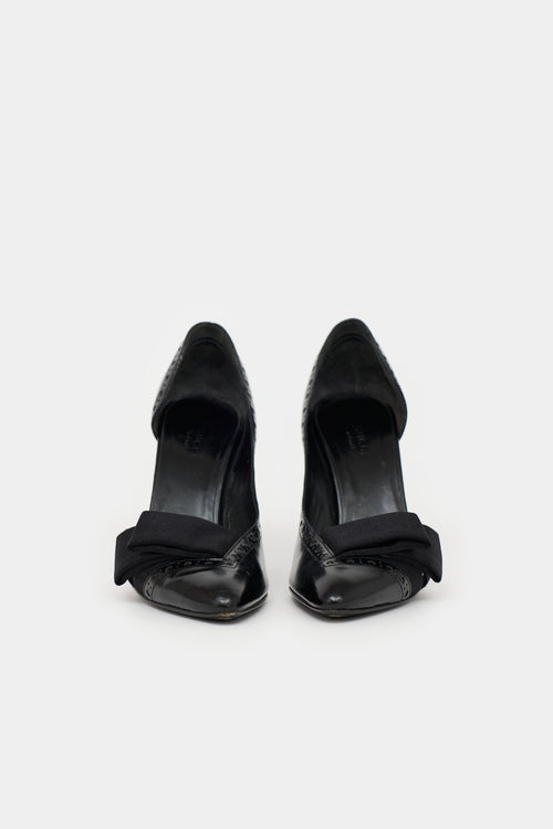 Gucci Leather D'Orsay Pump