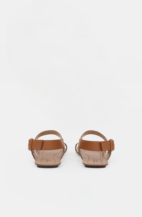 Gucci Leather Double G Sandal