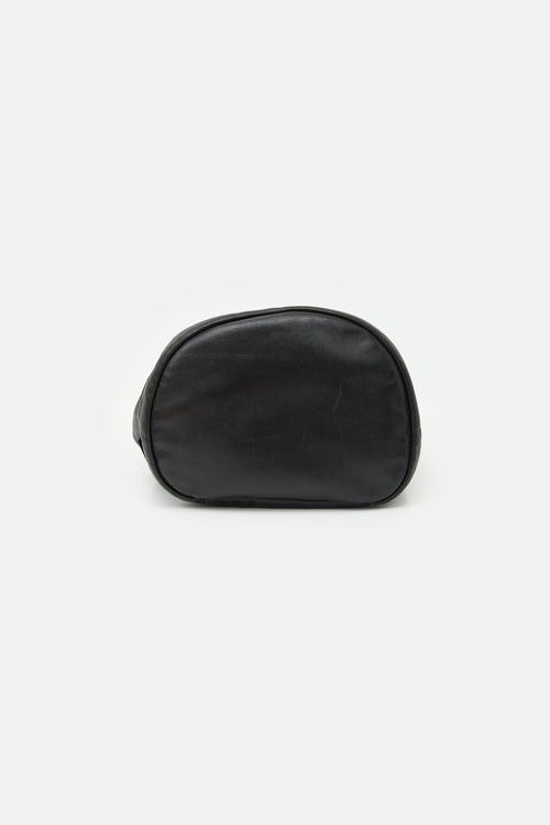 Gucci Leather Drawstring Bag
