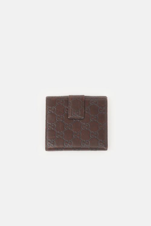 Gucci Leather Guccissima Wallet