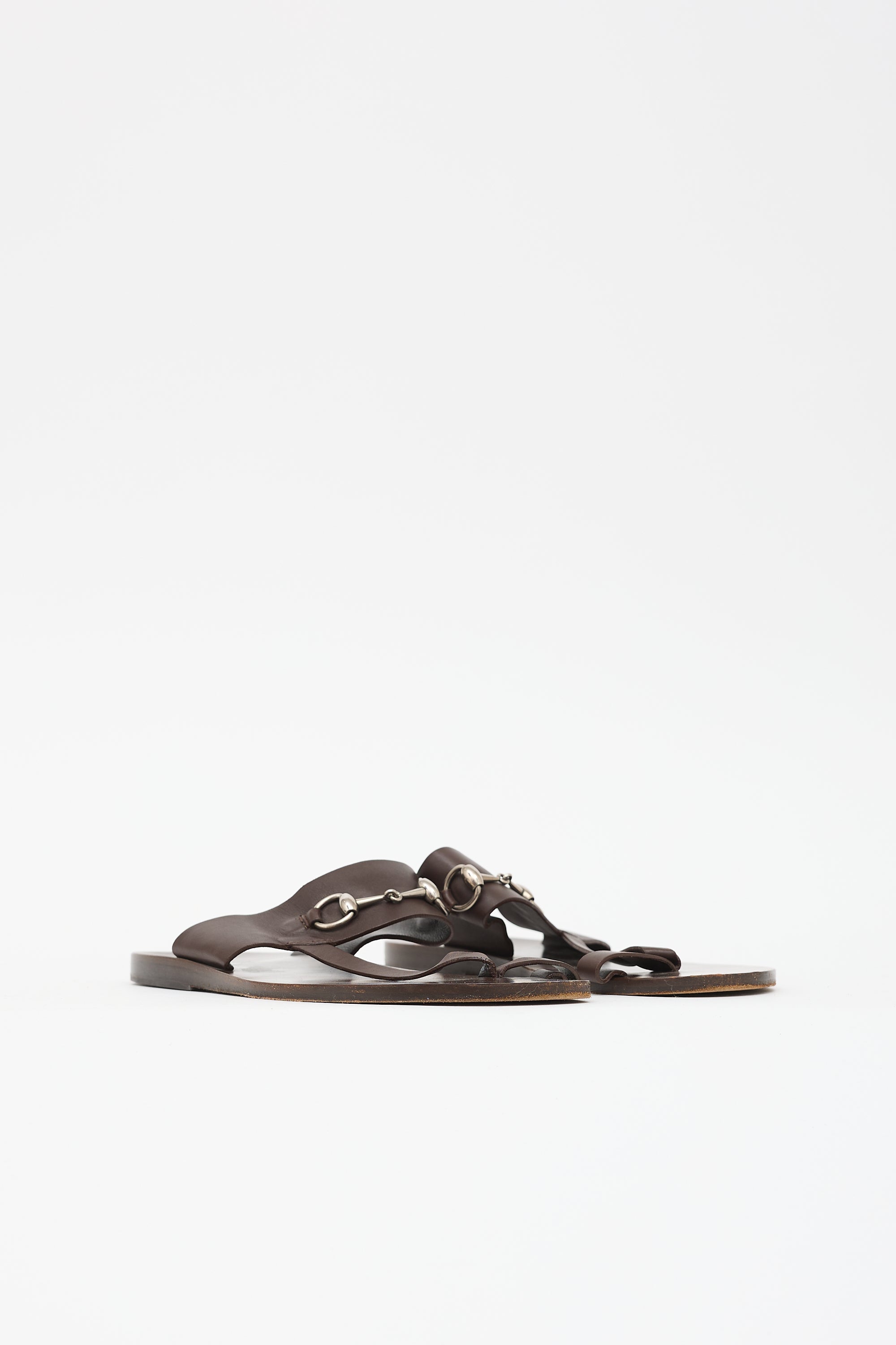 Gucci Leather Hardware Sandal