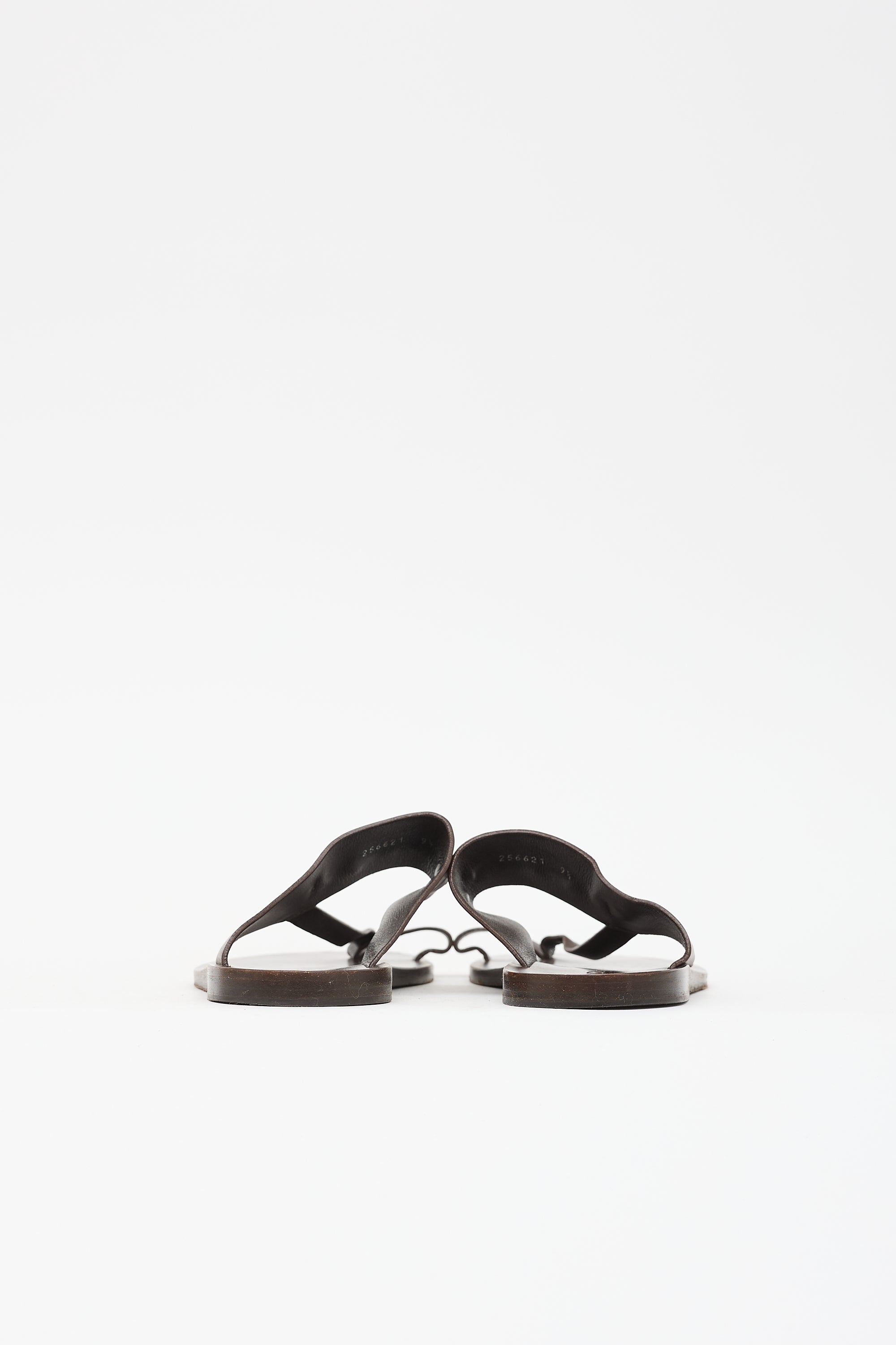 Gucci Leather Hardware Sandal