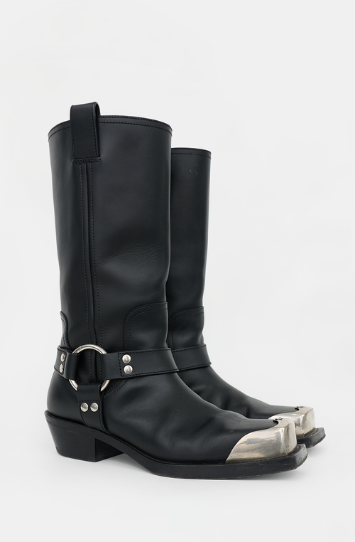Gucci Leather Harness Boot