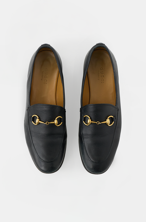 Gucci Leather Jordaan Loafer