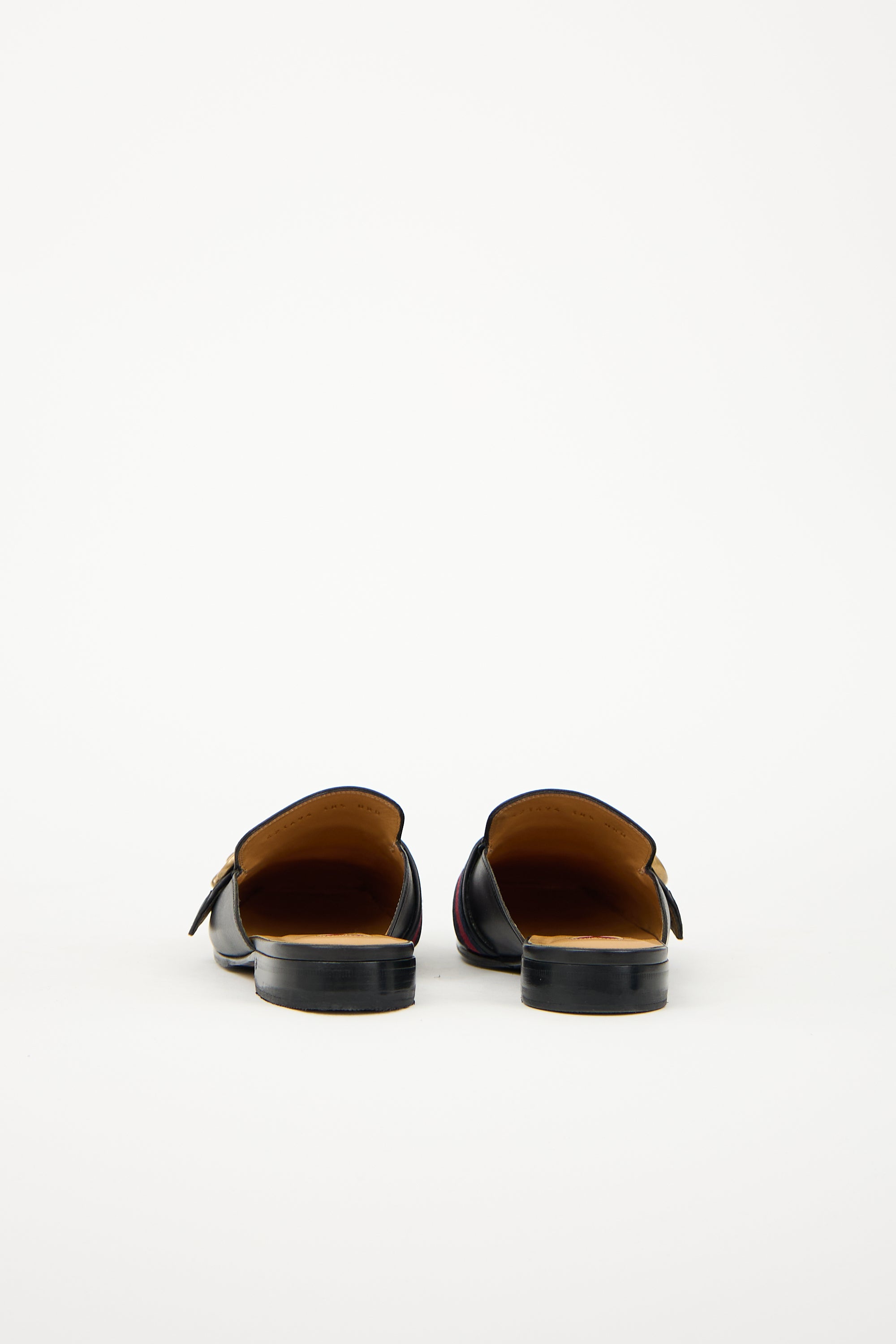 Gucci Leather Peyton GG Mule