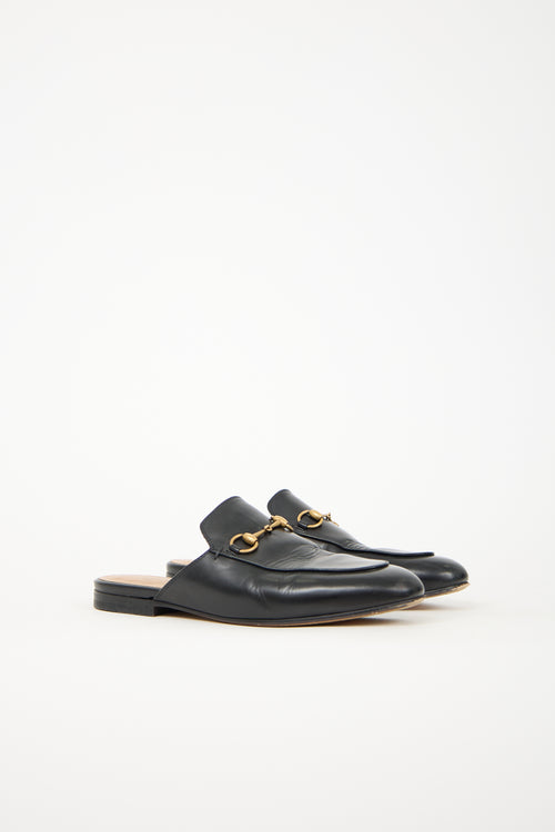 Gucci Leather Princetown Mule