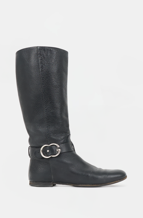 Gucci Leather Riding Boot