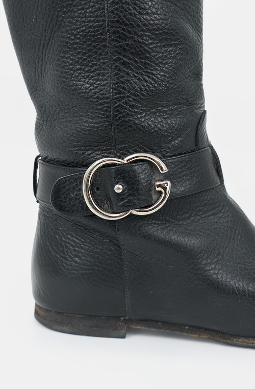 Gucci Leather Riding Boot
