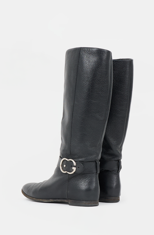Gucci Leather Riding Boot