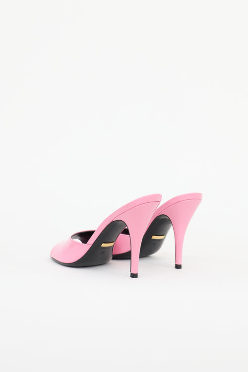 Gucci Patent Scarlet Mule