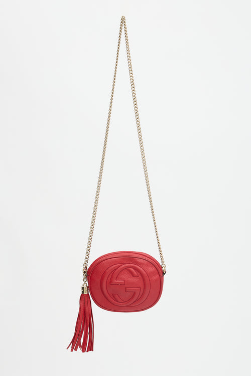 Gucci Leather Soho Mini Chain Bag