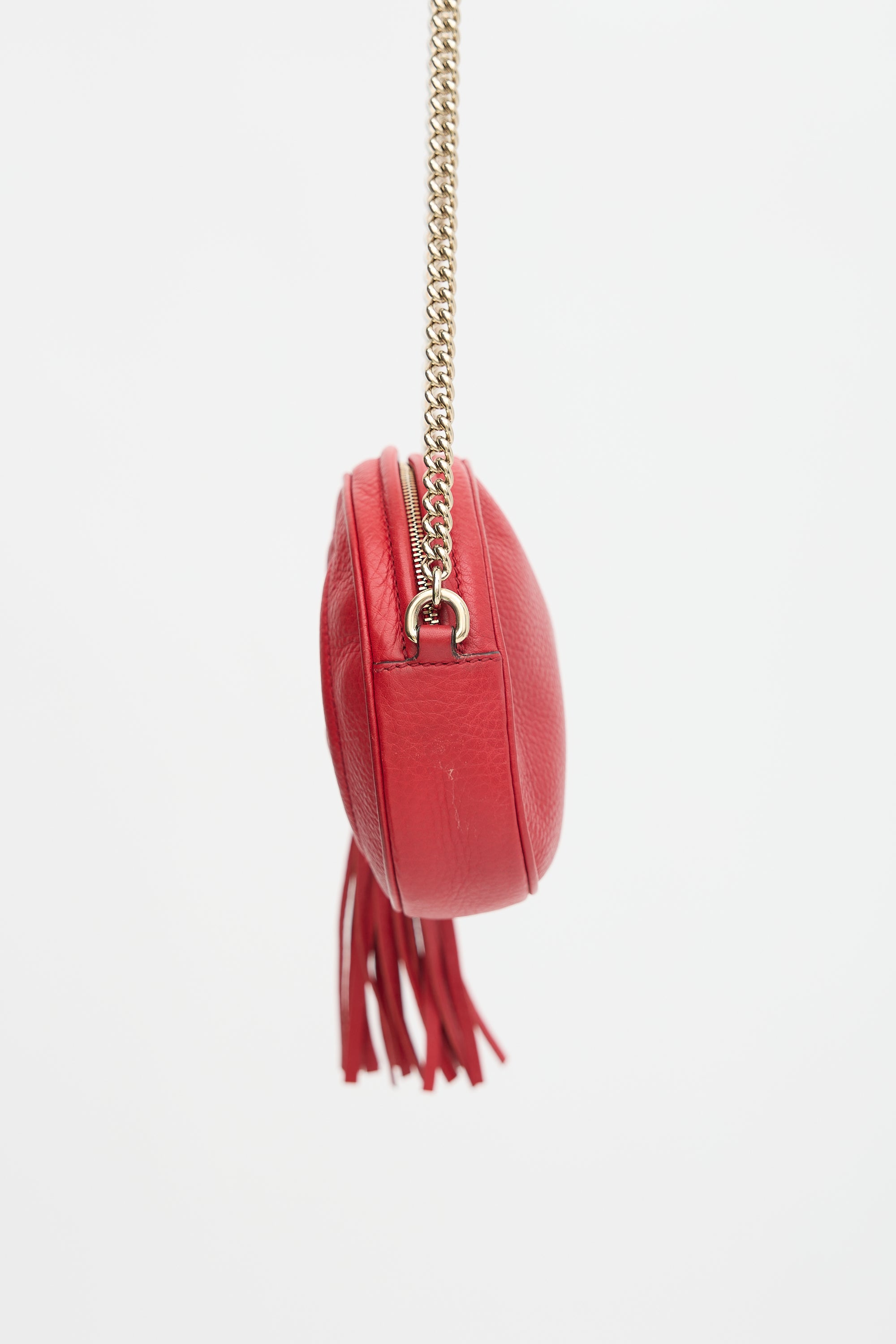 Gucci Leather Soho Mini Chain Bag