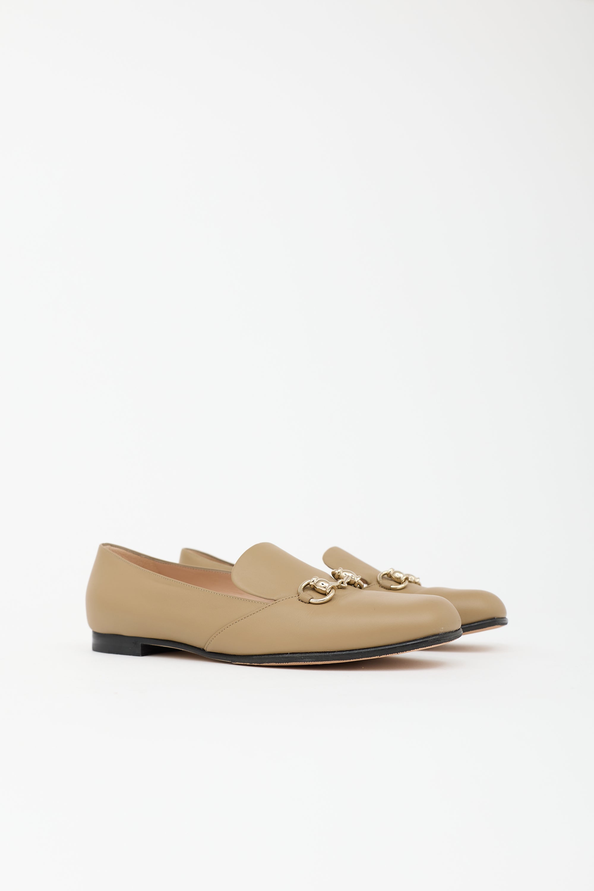 Gucci Leather Square Toe Loafer