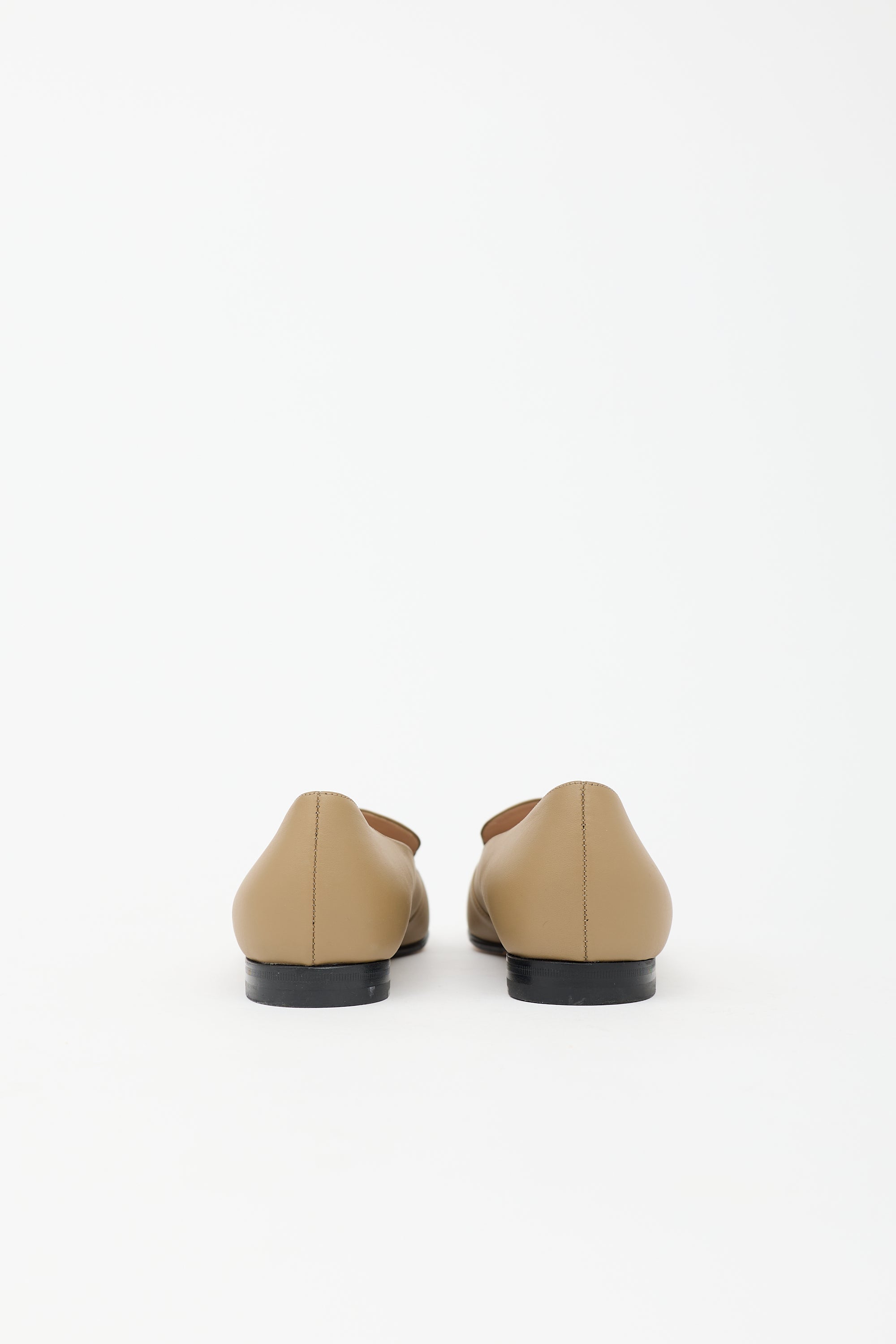 Gucci Leather Square Toe Loafer