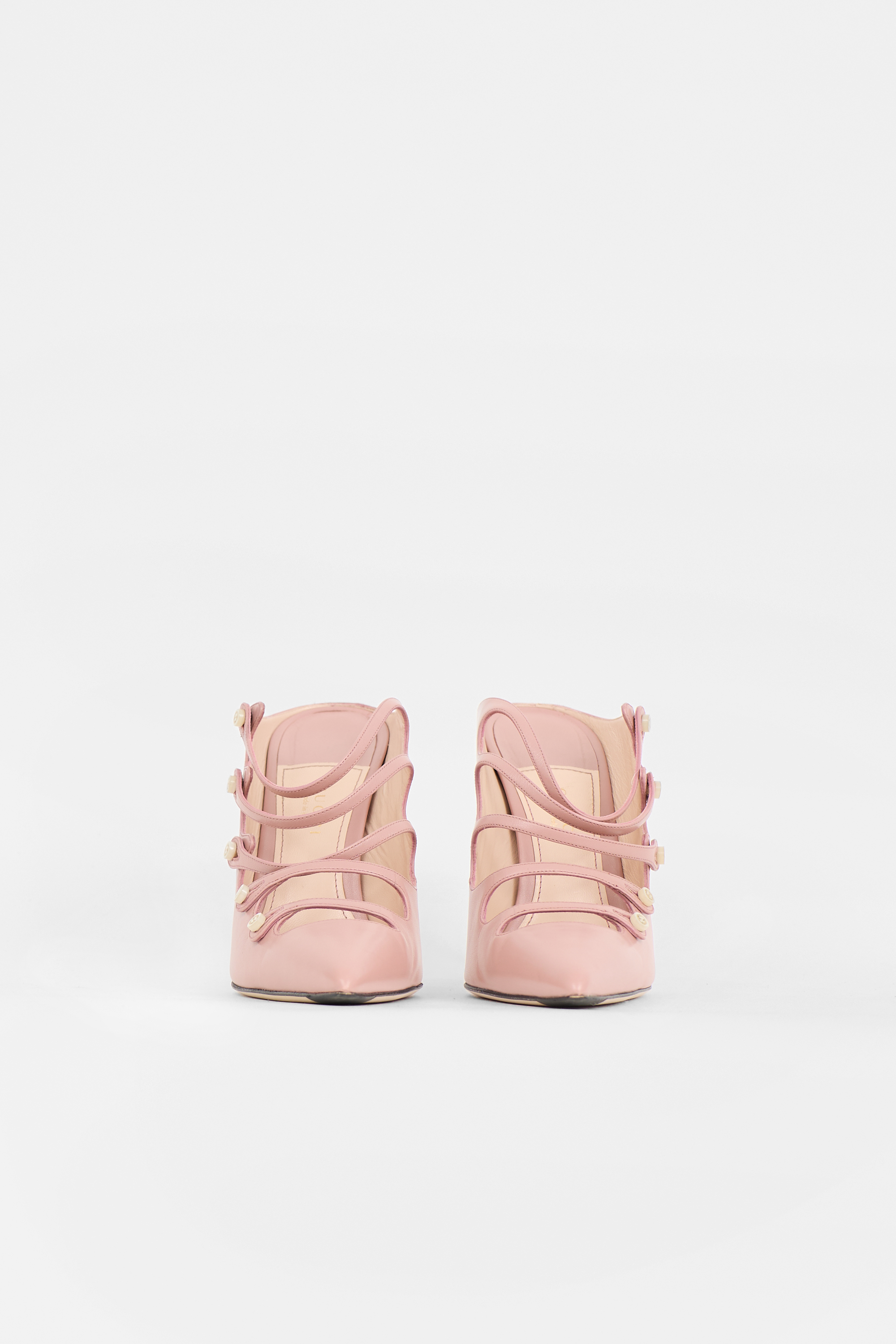 Gucci Leather Strappy Mule