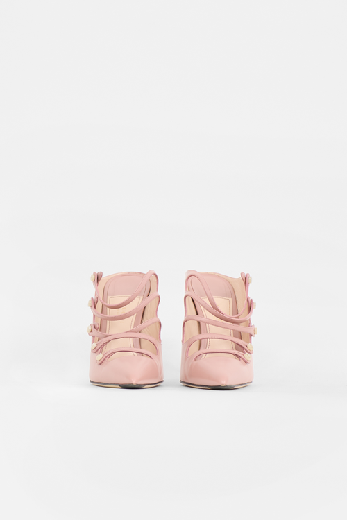 Gucci Leather Strappy Mule