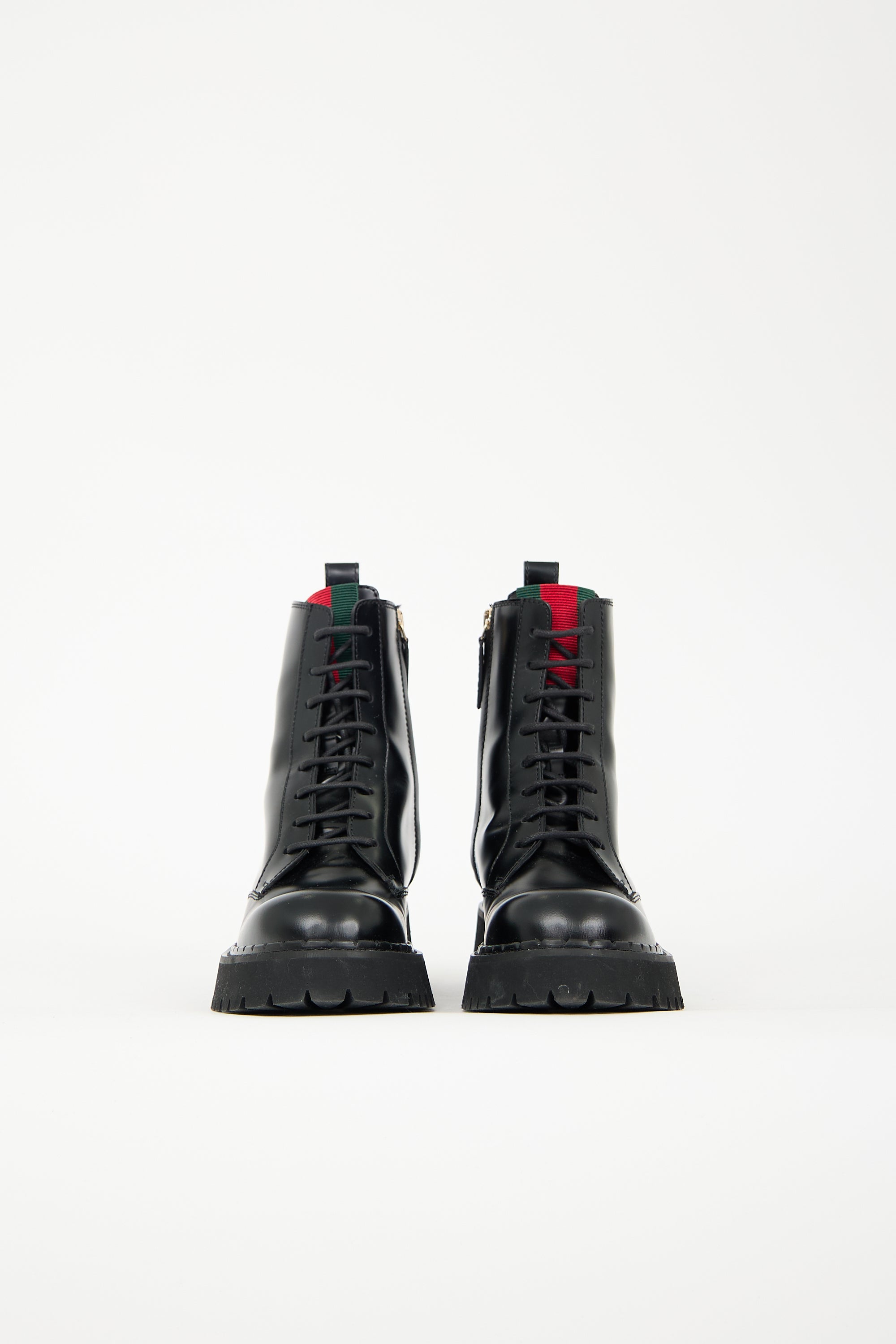 Gucci Leather Thea Ankle Boot