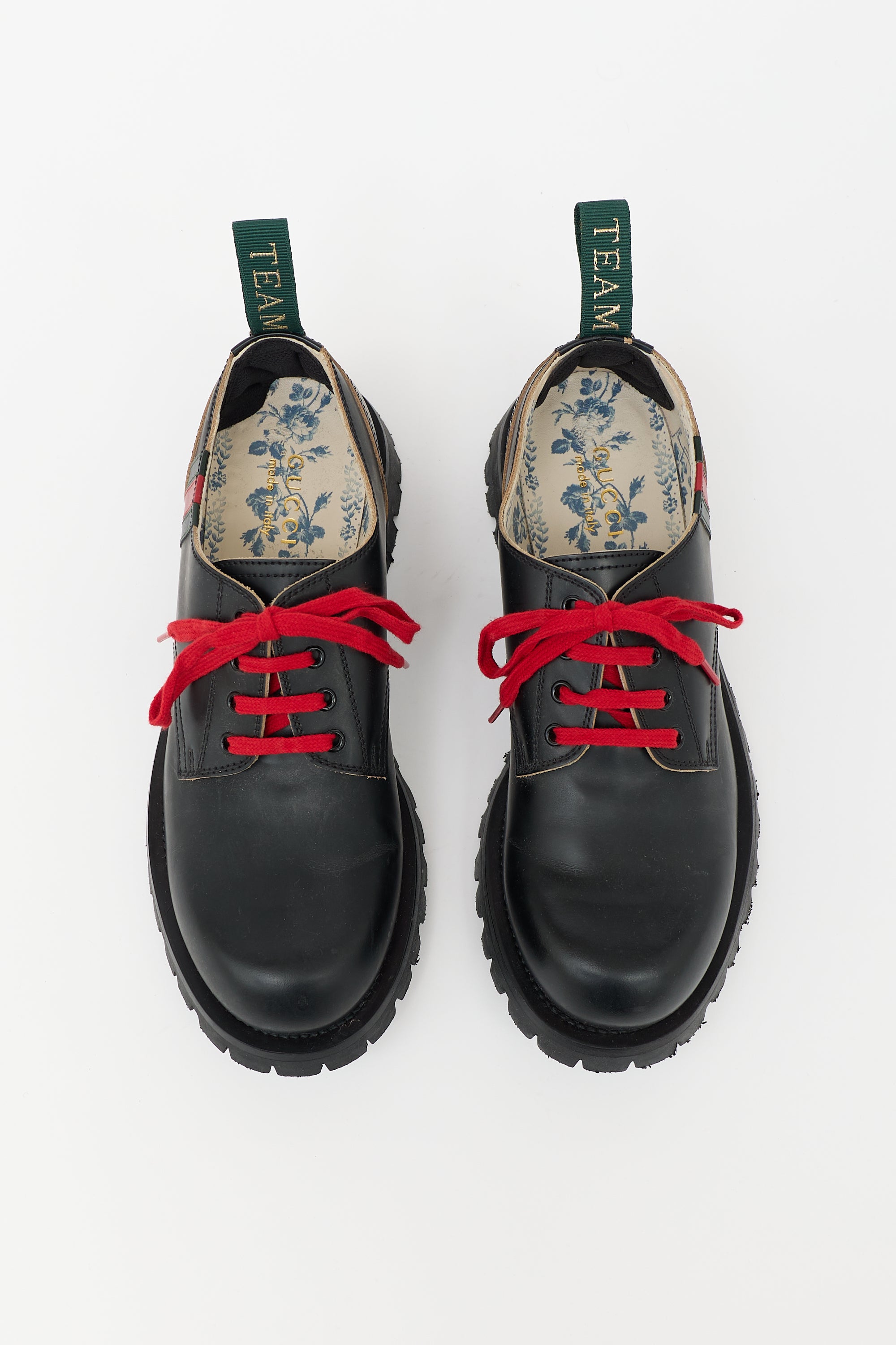Gucci Leather Web Arley Derby