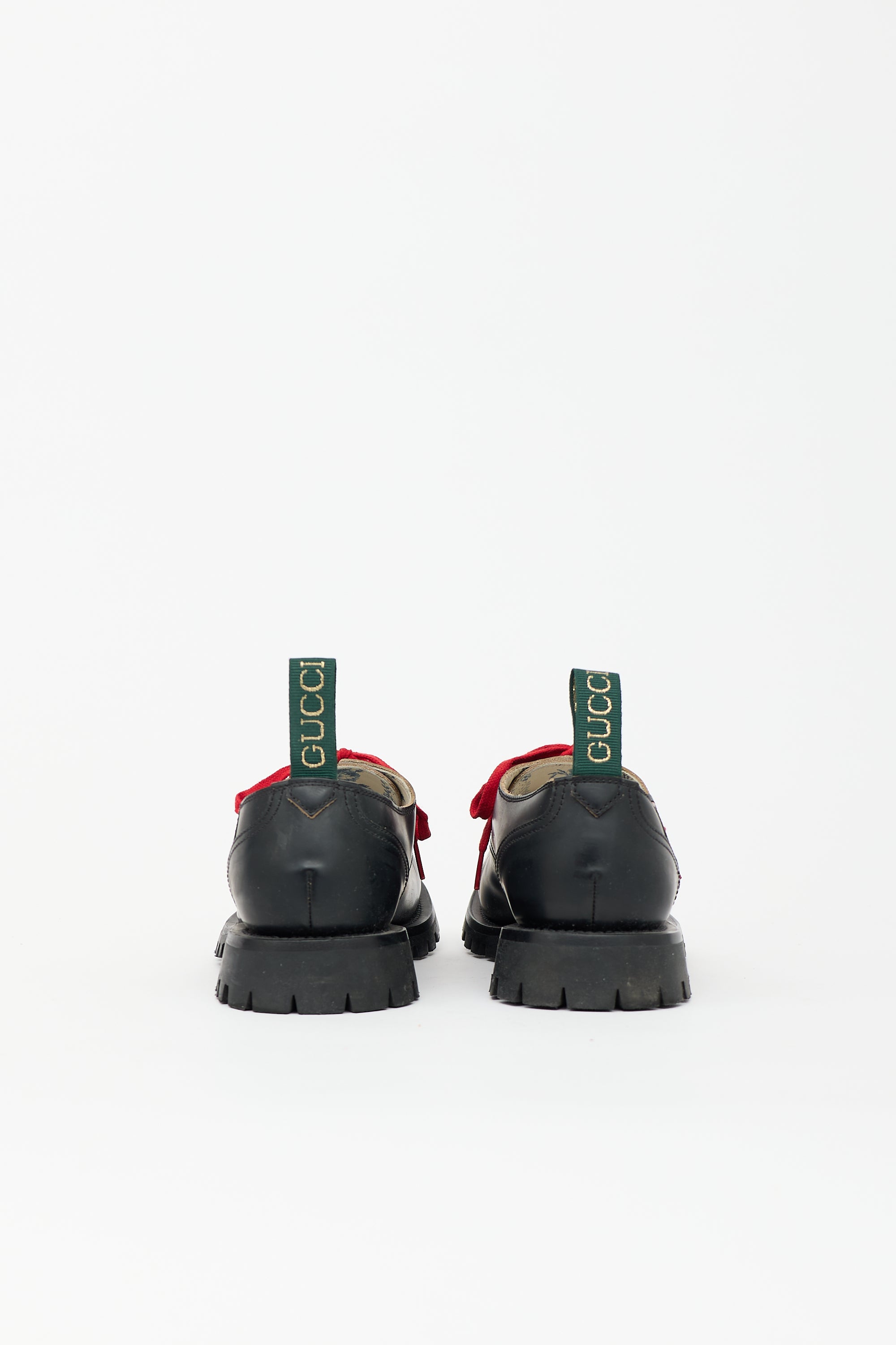 Gucci Leather Web Arley Derby