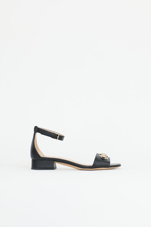 Gucci Leather Ankle Strap Sandal
