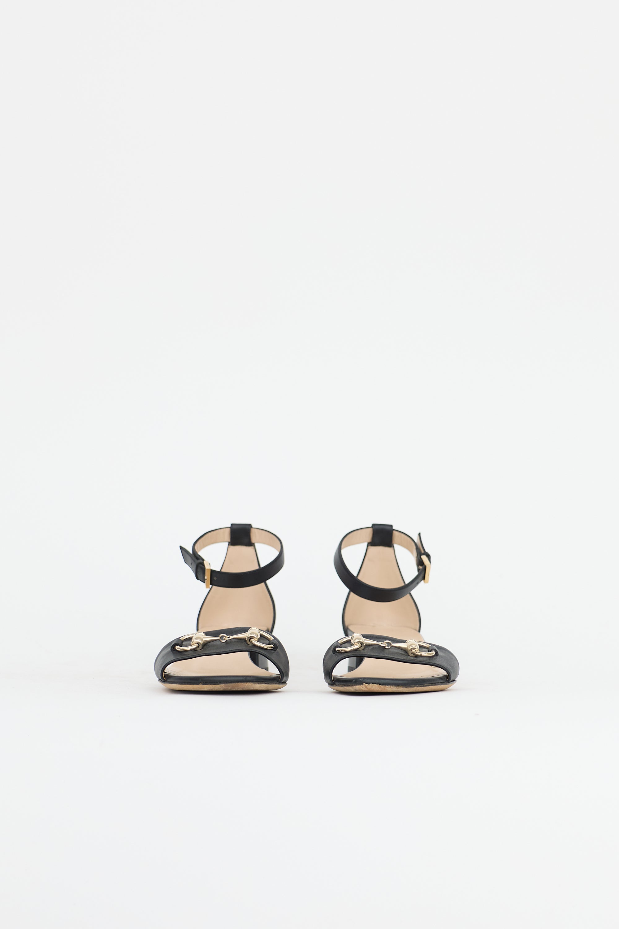 Gucci Leather Ankle Strap Sandal