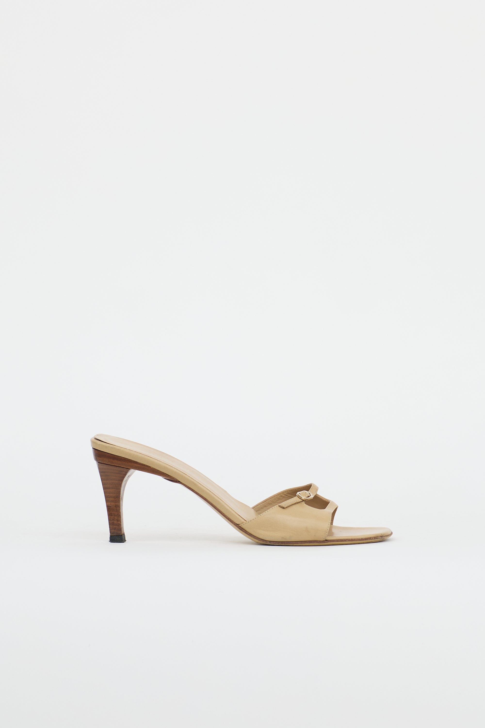 Gucci Leather Double Strap Sandal
