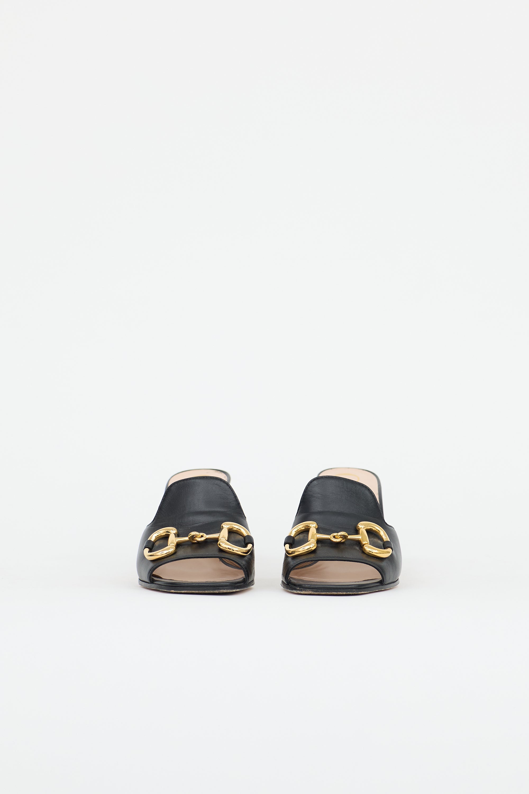 Gucci Leather Hardware Mule