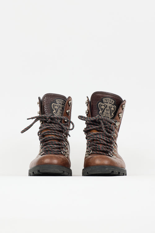 Gucci Leather Hiking Boot