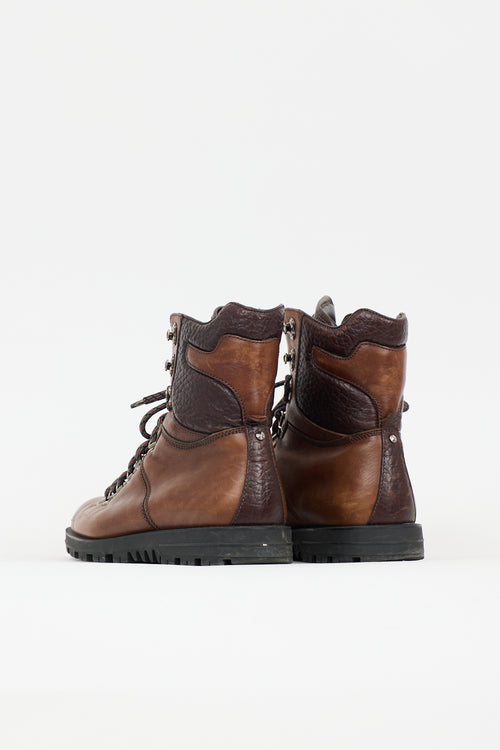 Gucci Leather Hiking Boot