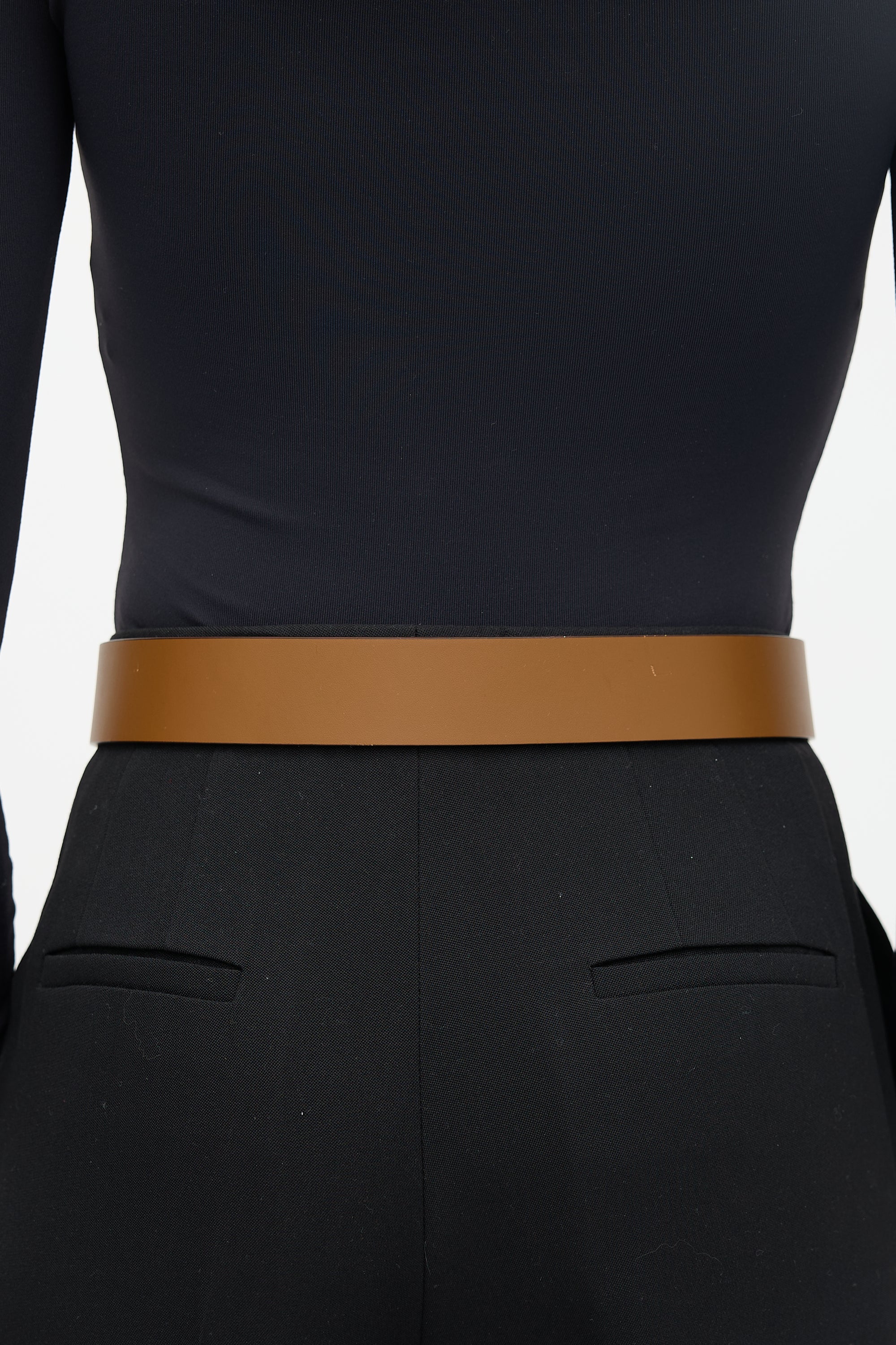 Gucci Leather Interlocking GG Buckle Belt