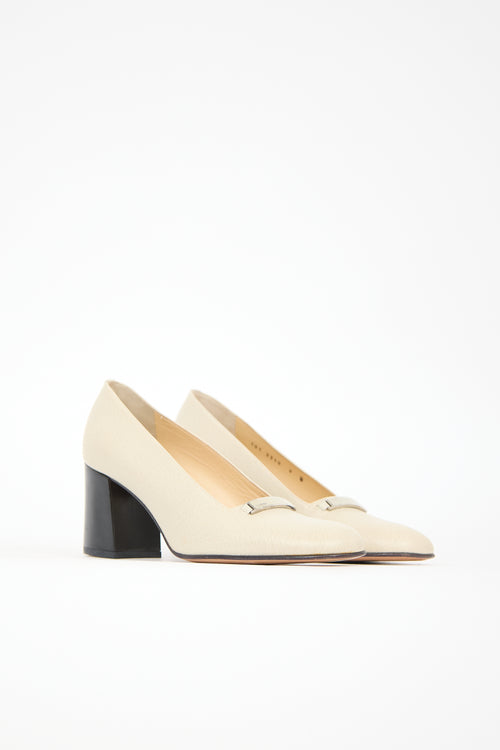 Gucci Leather Logo Pump