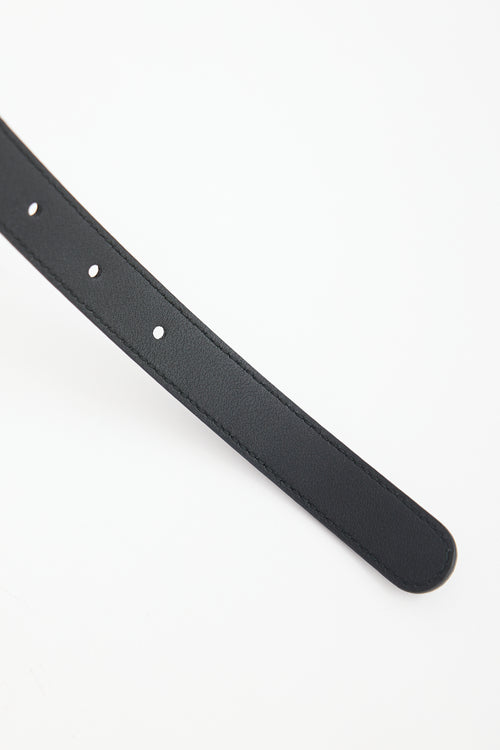 Gucci Leather Marmont GG Thin Belt