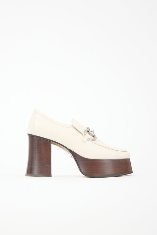 Gucci Leather Platform Loafer