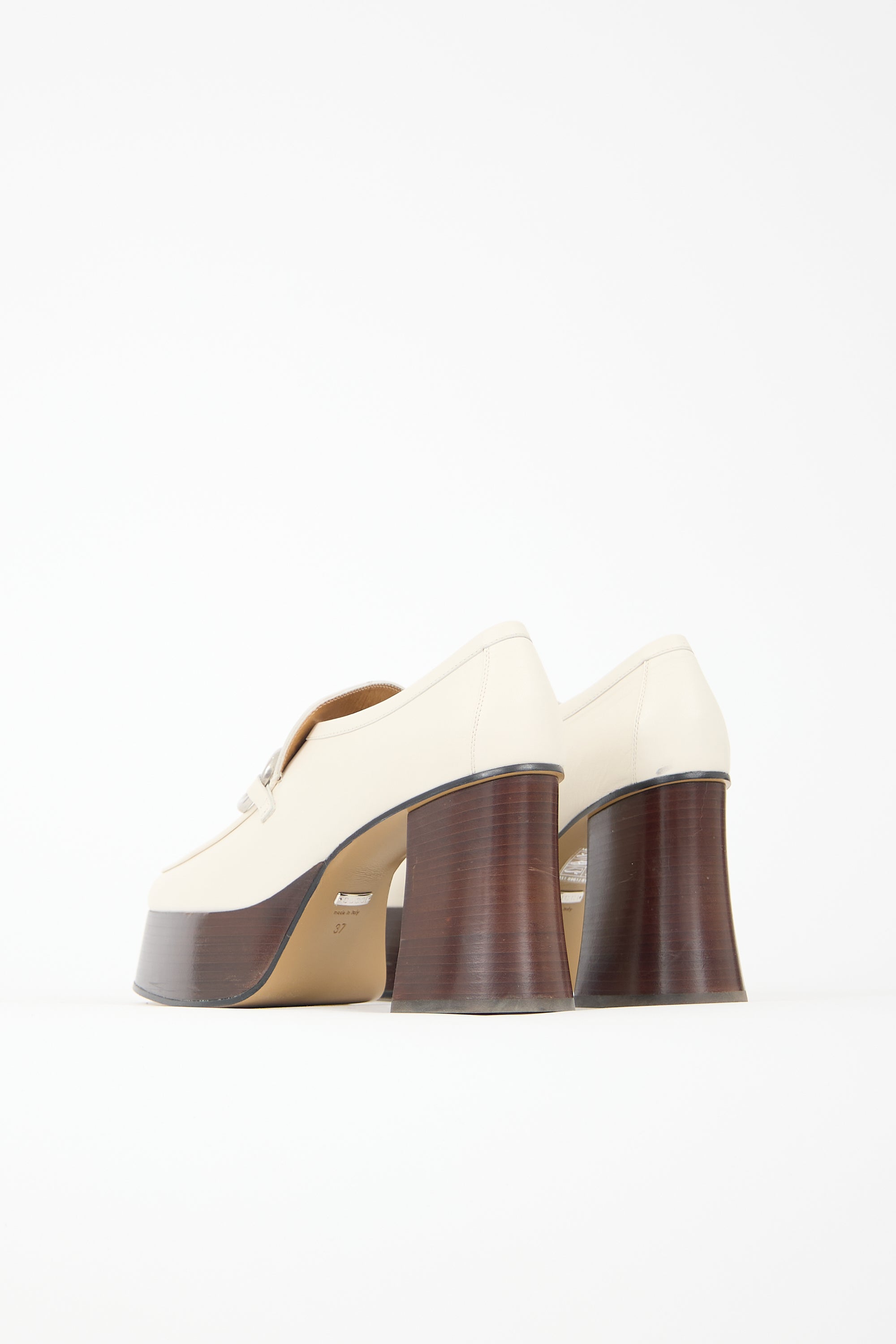 Gucci Leather Platform Loafer