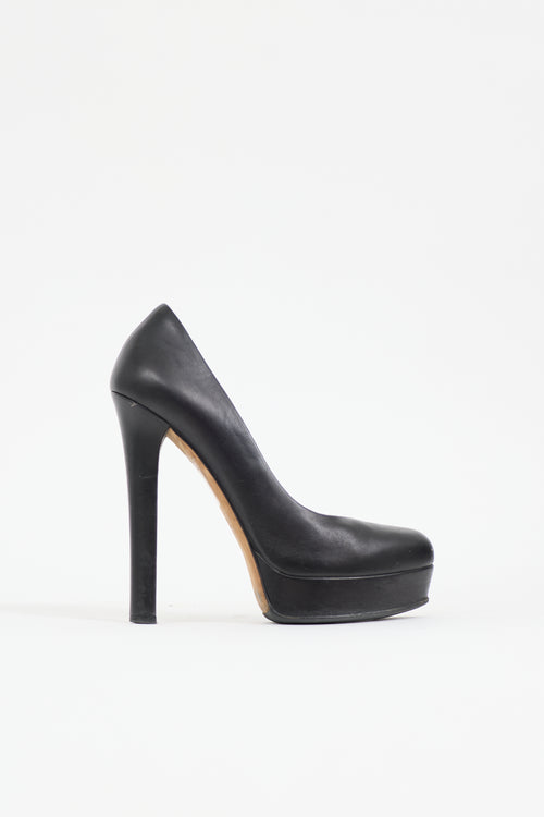 Gucci Leather Platform Pump
