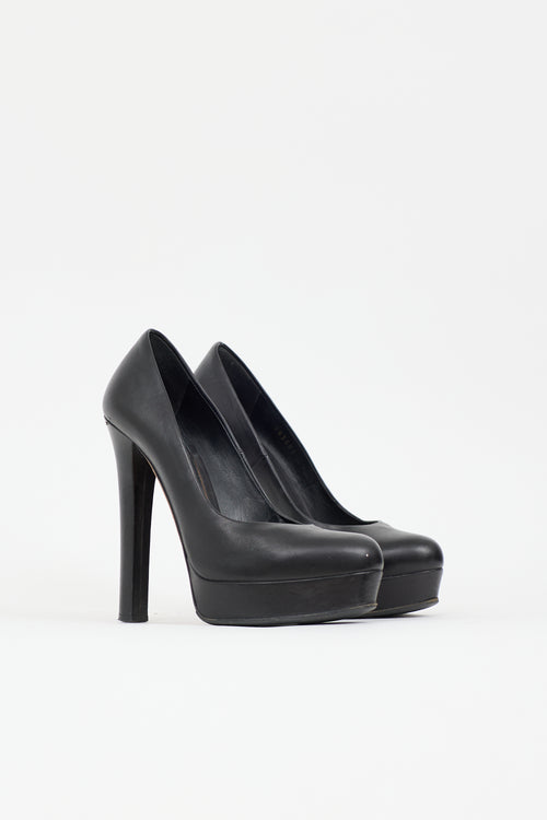 Gucci Leather Platform Pump