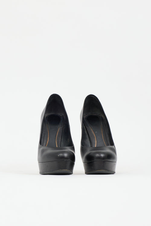 Gucci Leather Platform Pump