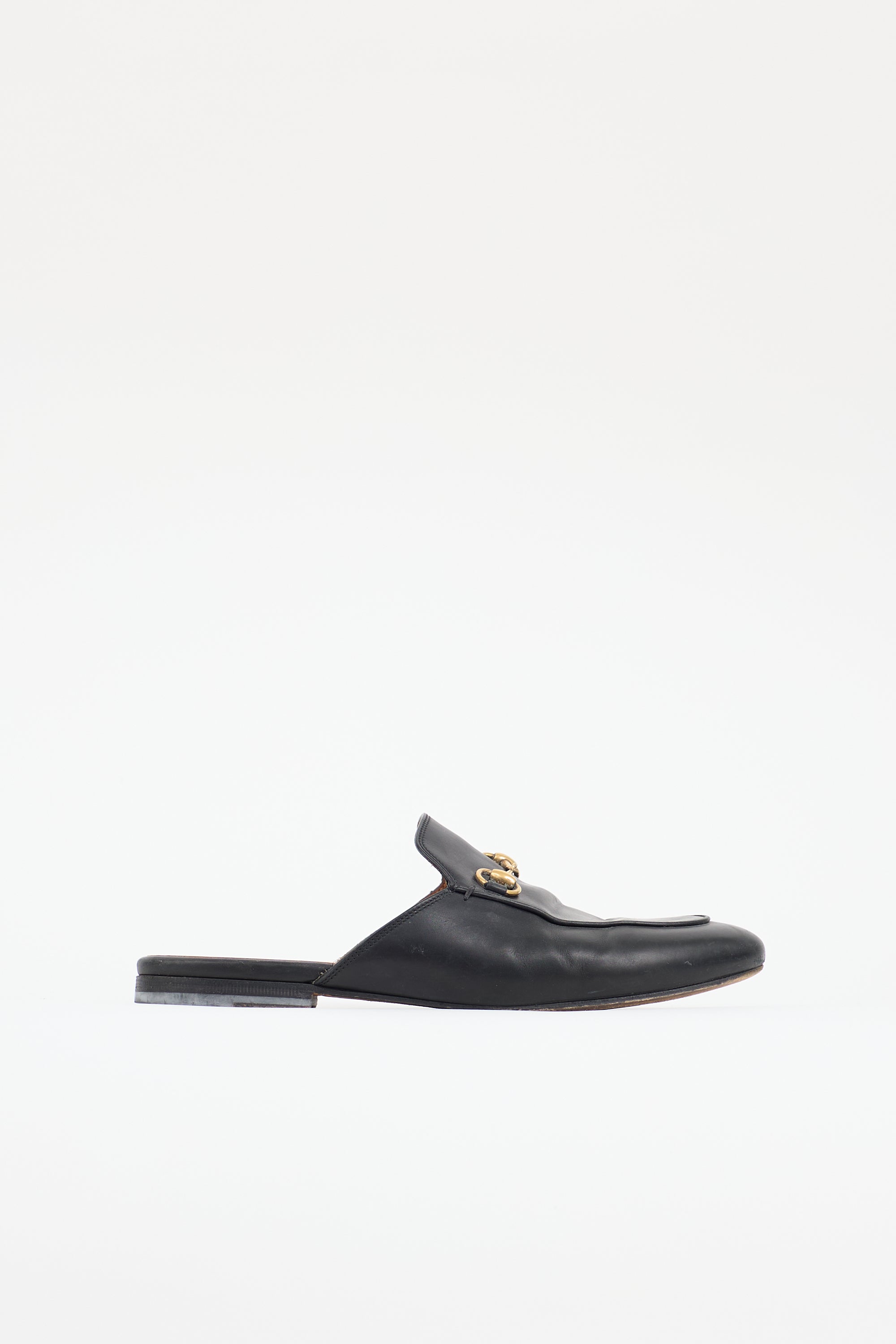 Gucci Leather Princetown Mule