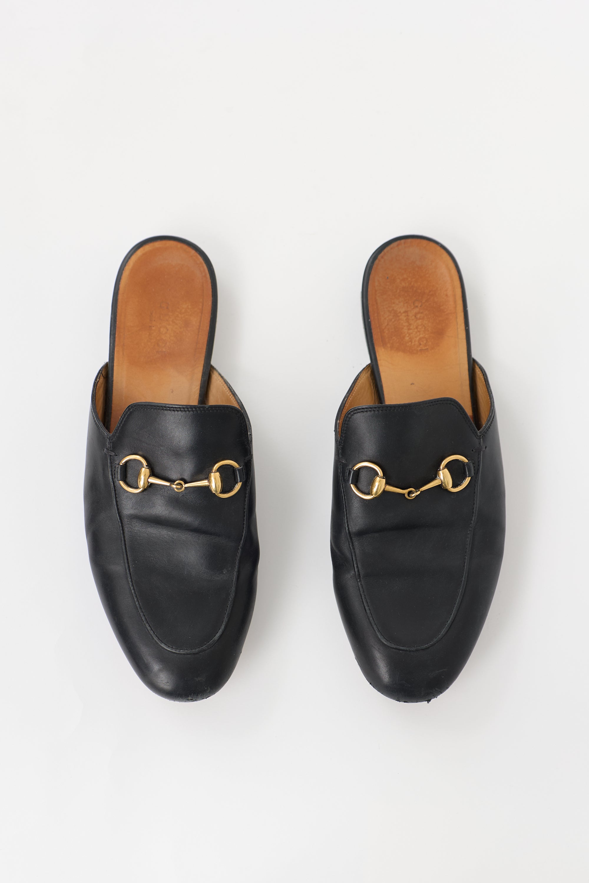 Gucci Leather Princetown Mule