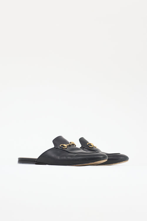 Gucci Leather Princetown Mule
