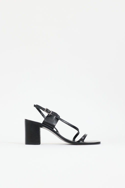 Gucci Leather Slingback Sandal