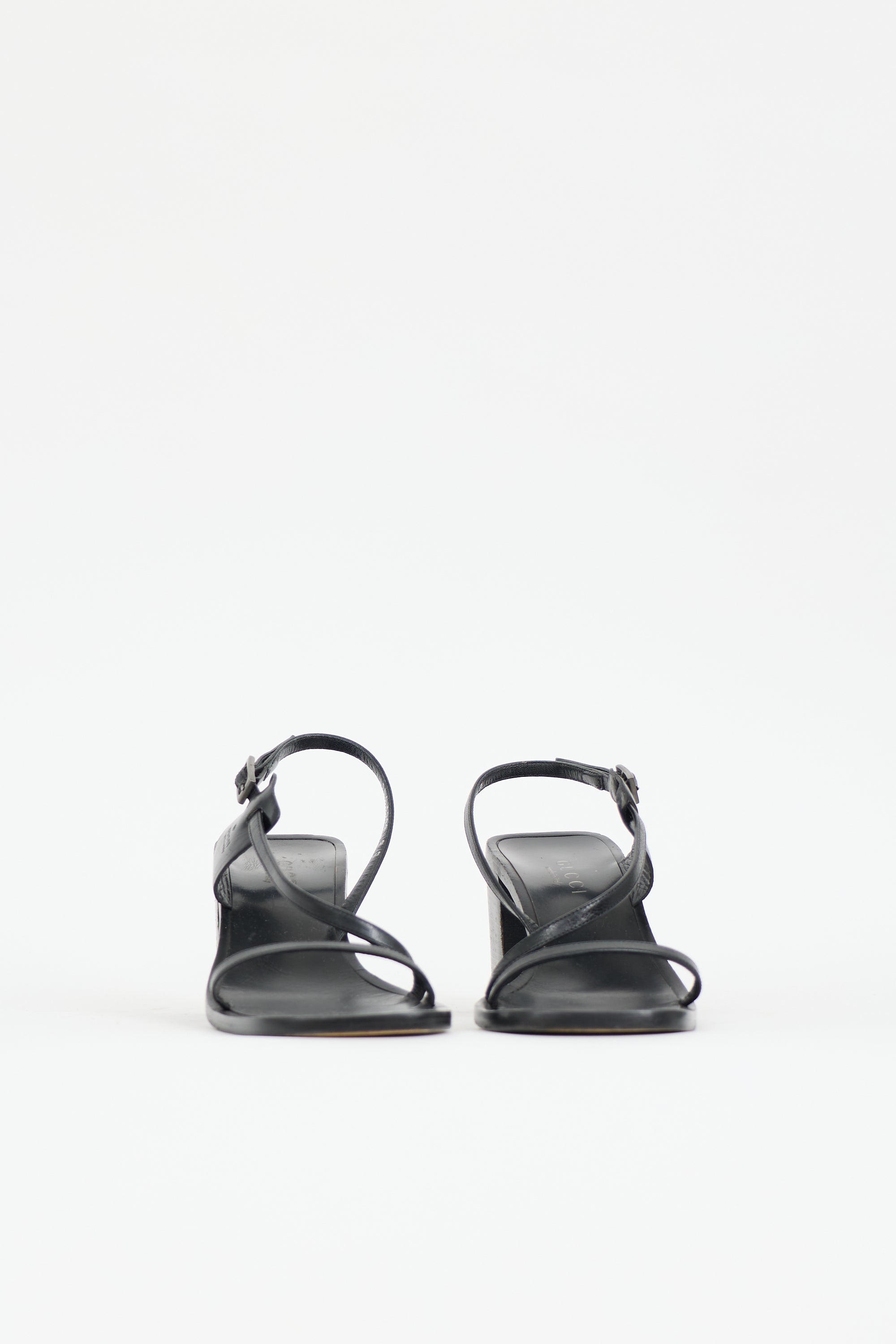 Gucci Leather Slingback Sandal