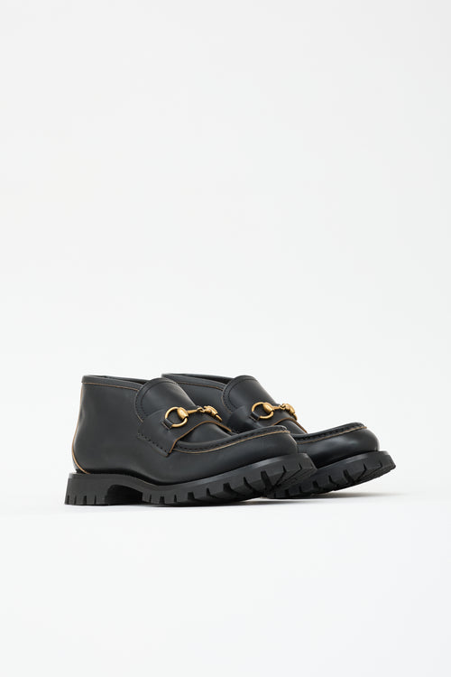 Gucci Leather Sylke  Boot