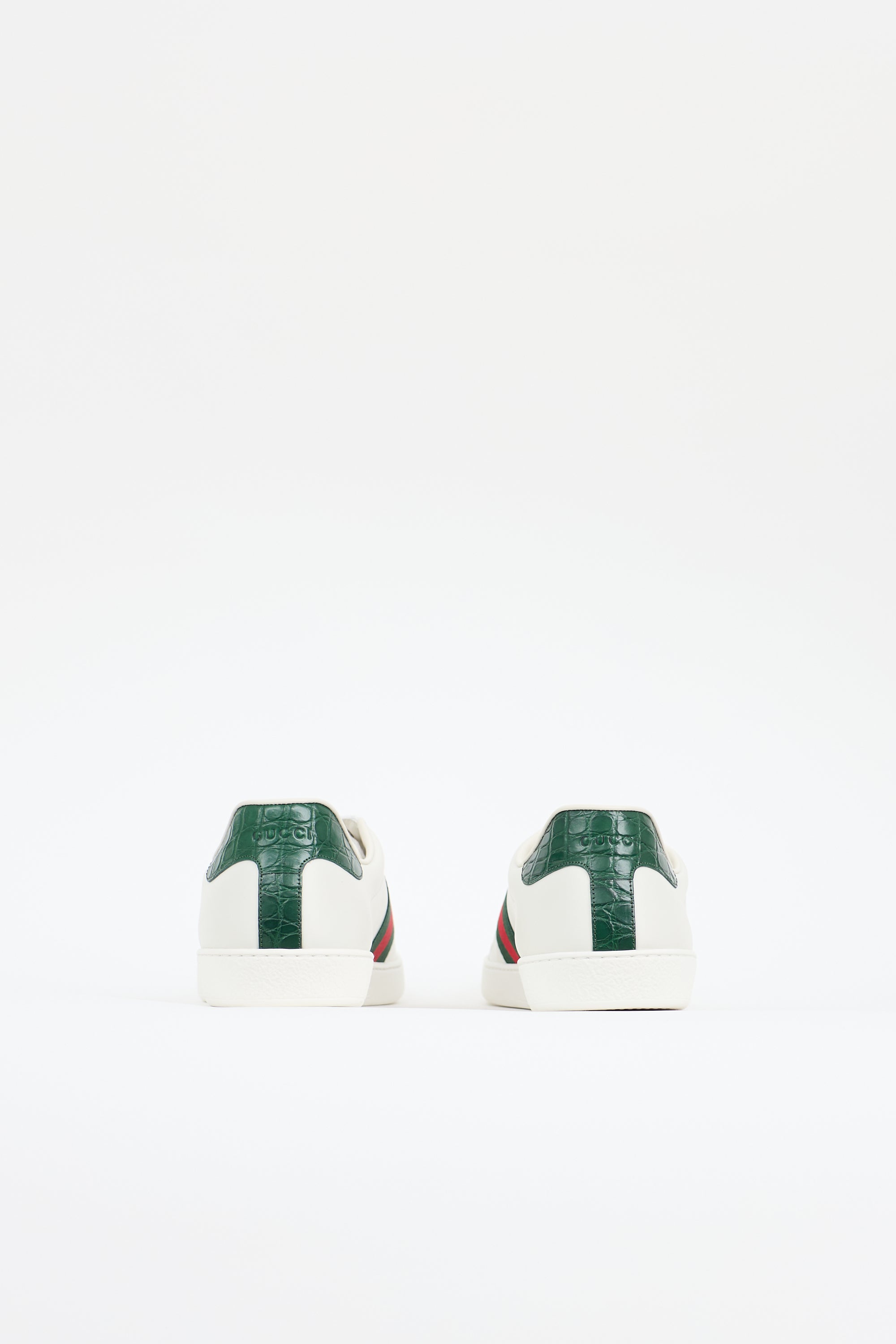 Gucci Leather Web Sneaker