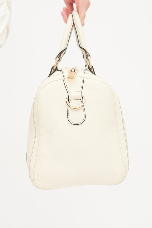 Gucci Leather Web Joy Boston Bag