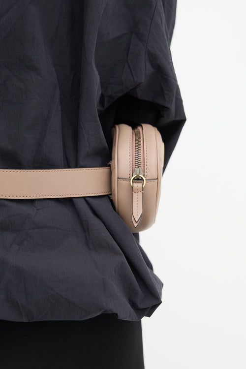 Gucci Matelassé Leather Marmont GG Belt Bag