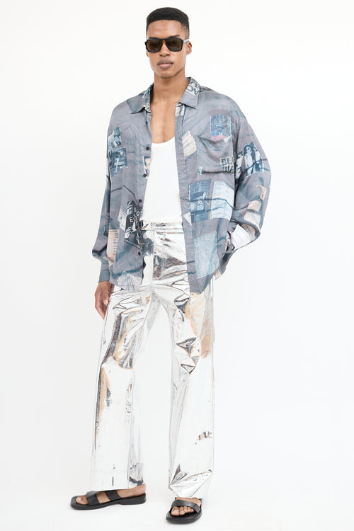 Gucci Mirrored Trouser
