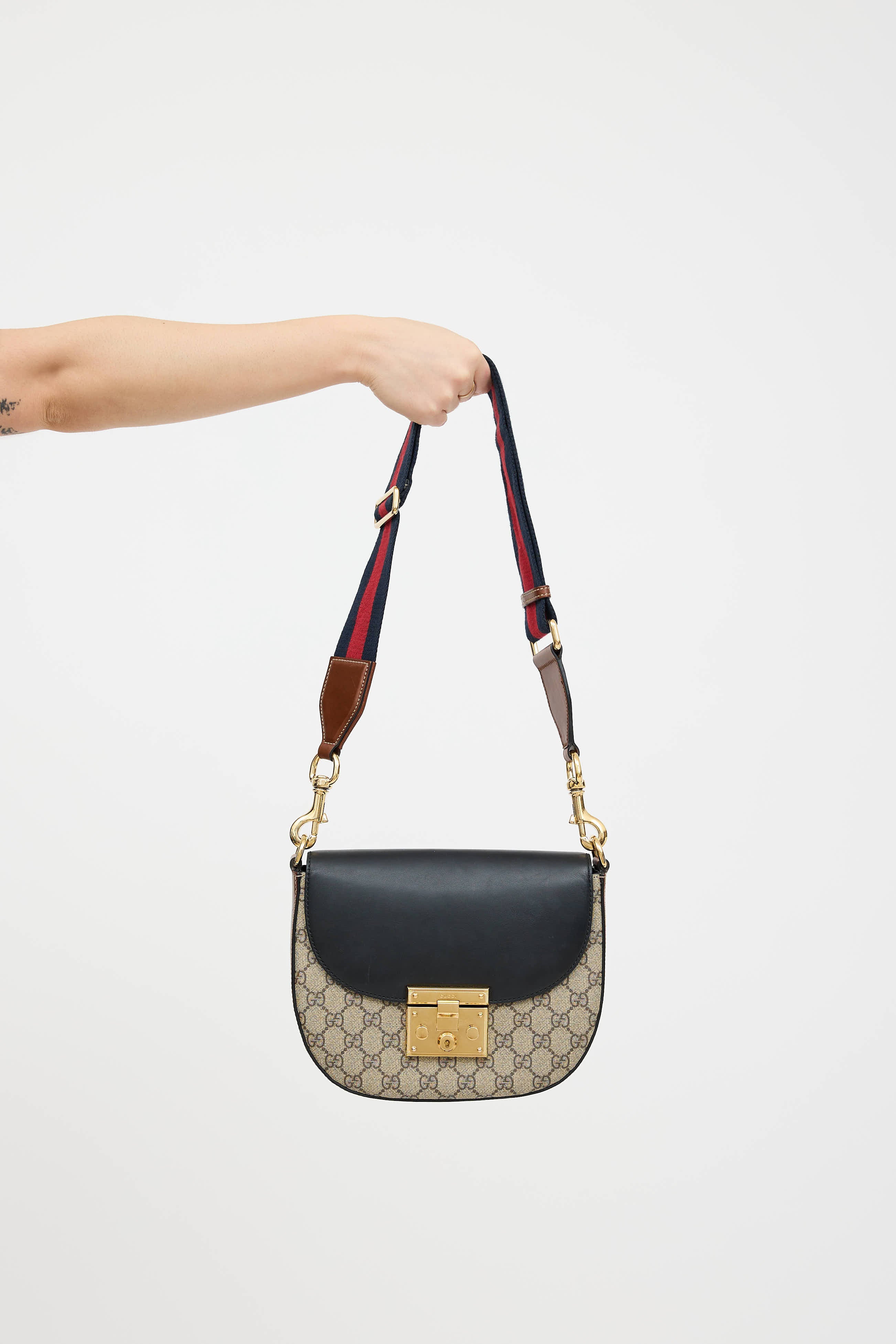 Monogram Half Moon Bag