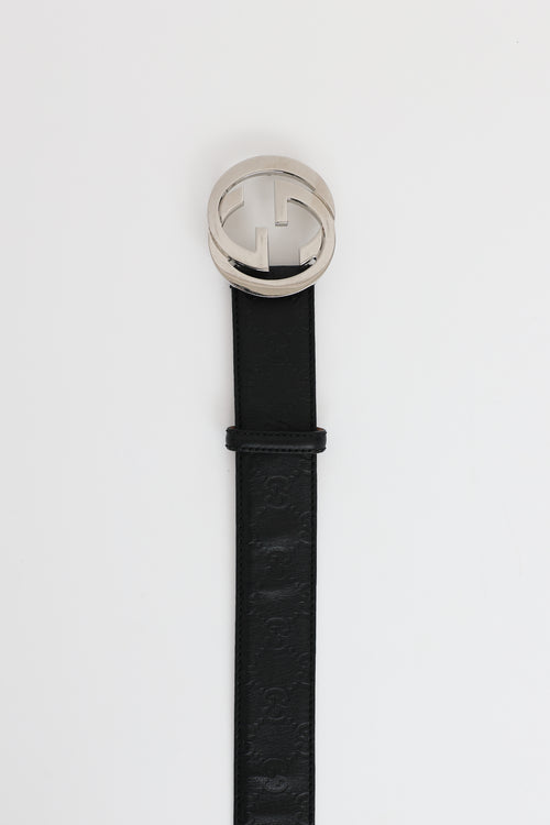 Leather Monogram Interlocking GG