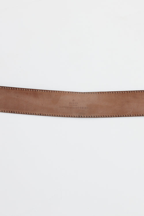 Leather Monogram Interlocking GG